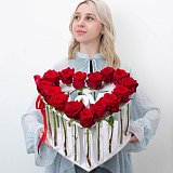 Сердце с розами в колбах "Любовь" — миниатюра 2