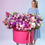 Огромная шляпная коробка "Таинственный сад"
