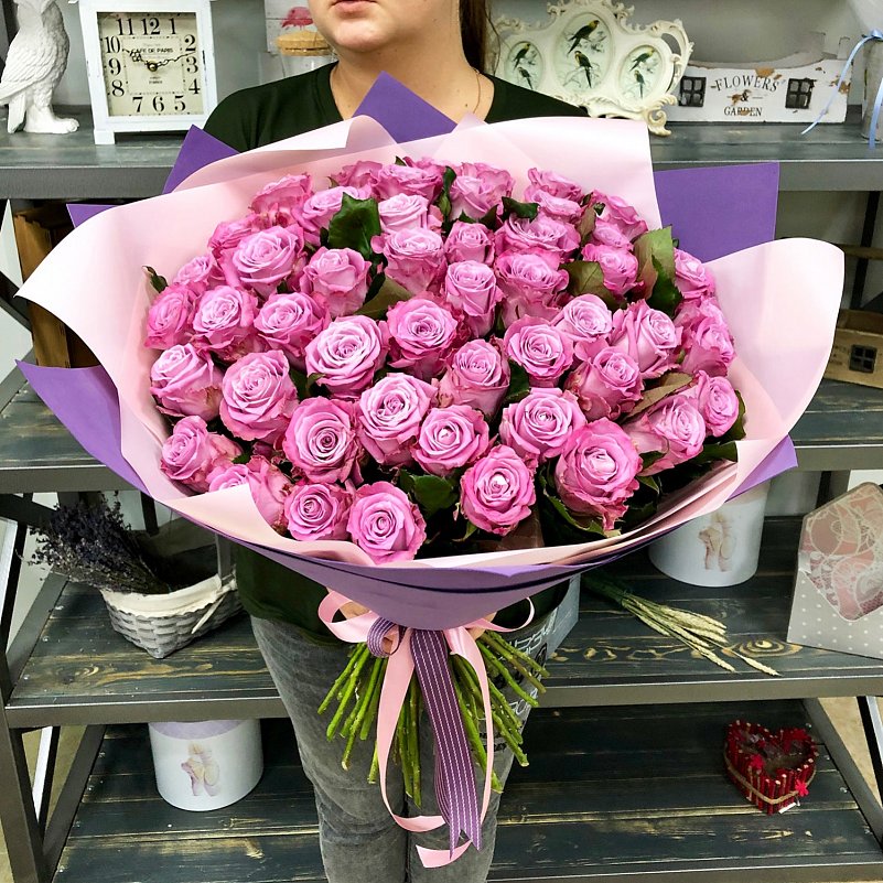 51 роза Маритим 60 см купить с доставкой по Краснодару