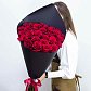 Букет из 25 красных роз Голландия 90 см