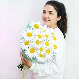 Букет из 15 ромашек — миниатюра 3