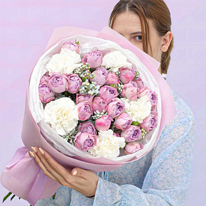 Букет "Лавандер и Диантус"