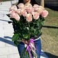 Кремово-розовые розы Голландия 80 см шт.