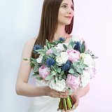 Букет невесты "Нежное прикосновение" — миниатюра 4