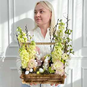 Композиция "Пасхальный сад"