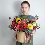 Шляпная коробка "Цвета осени" — миниатюра 2