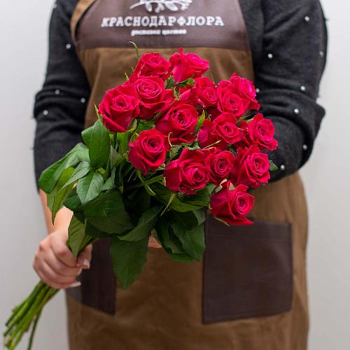 Малиновые розы Россия 60 см шт.
