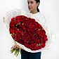 Букет из 35 красных кустовых роз