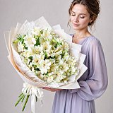 Букет "Белые альстромерии" — миниатюра 2