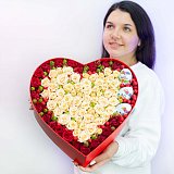 Сердце из роз "Моя любовь" — миниатюра 2