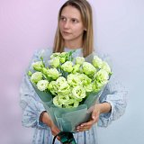 Букет "Фисташковые эустомы" — миниатюра 4