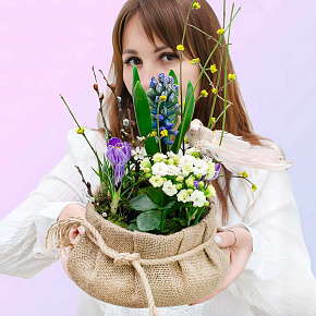 Композиция в грунте "Весна"