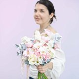 Букет невесты "Крем-де-Флер" — миниатюра 2
