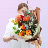 Букет "Экзотическая осень"