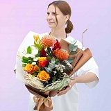 Букет "Экзотическая осень" — миниатюра 2