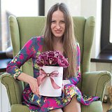 Шляпная коробка из 15 цветов орхидеи — миниатюра 3